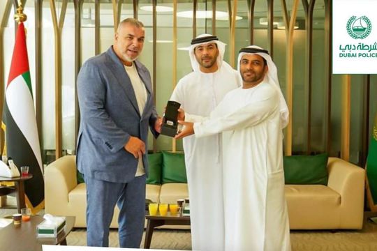 Cosmin Olăroiu și-a recuperat ceasul
Foto: Dubai Police