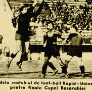 Imagine din 1942, de la semifinala Cupei Basarabiei