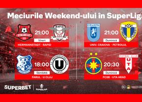 SuperWeekend în SuperLigă! Vezi Oferta Superbet și alege SuperCotele "verzi"