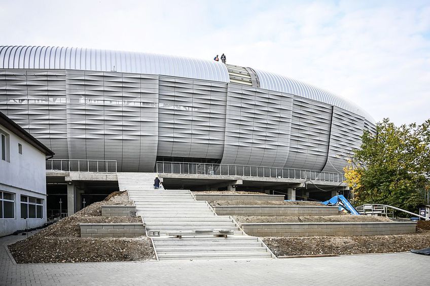 Imagini noi cu stadionul „Municipal” din Sibiu // sursă foto: Facebook @ Primăria Municipiului Sibiu