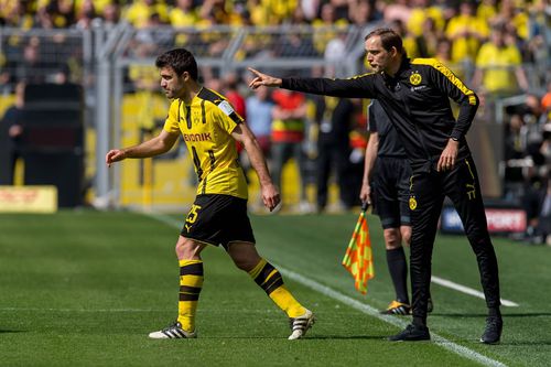 Sokratis și Thomas Tuchel la Borussia Dortmund / Foto: Imago