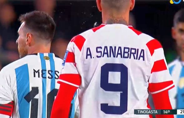 Antonio Sanabria a primit amenințări după ce a fost acuzat că l-a scuipat pe Messi în Argentina - Paraguay: „Dezmint totul!”