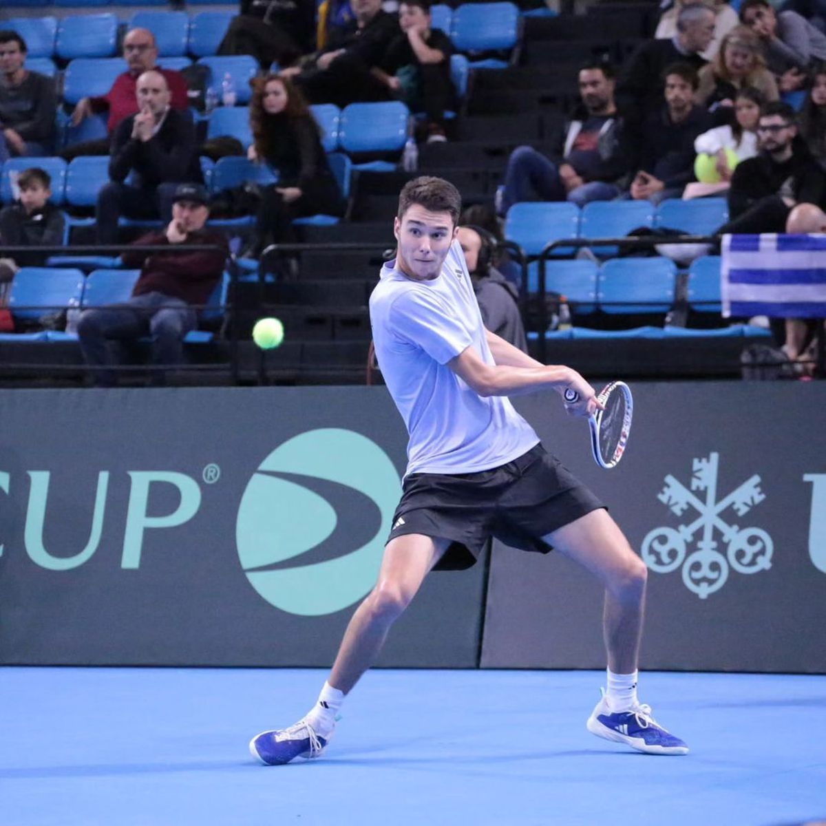 „Voi fi numărul 1 ATP!” » Povestea fascinantă a lui Luca Preda, uriașul de 2,01 metri aflat în Top 5 mondial al juniorilor: „Mama m-a dus la tenis fiindcă eram îngrozitor de enervant în casă”