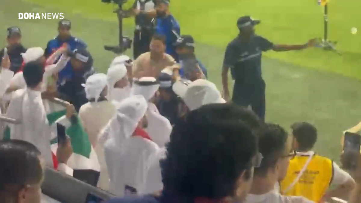 Incidente în timpul meciului Qatar - Emiratele Arabe Unite