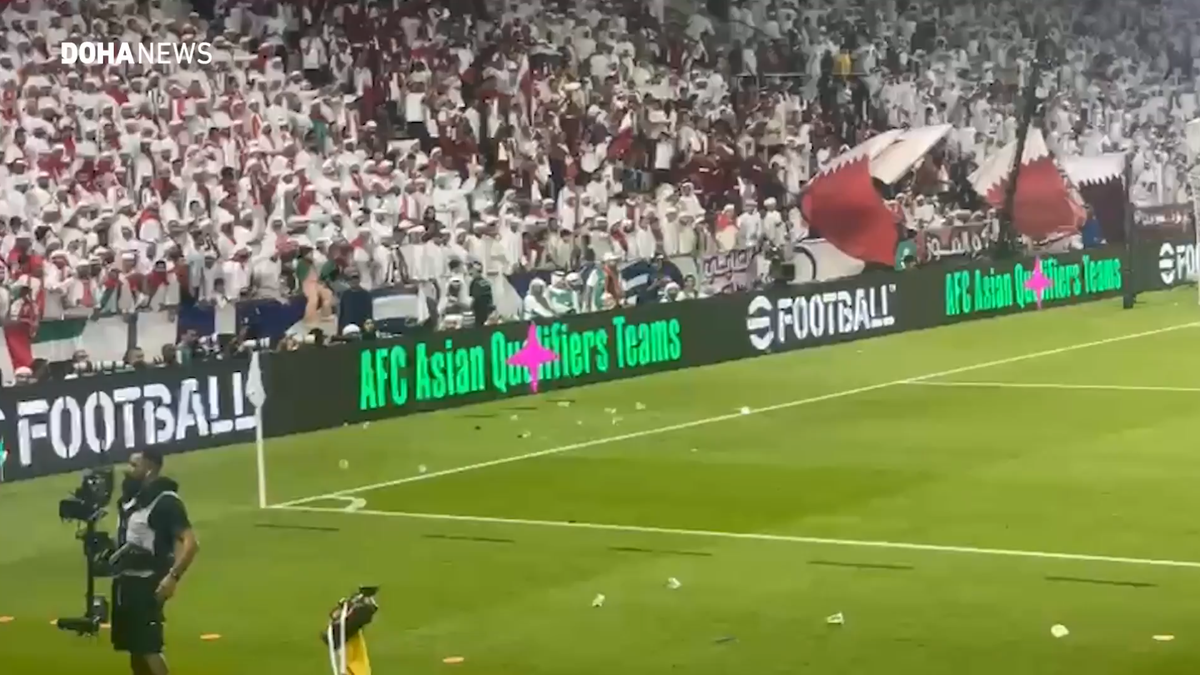 Incidente în timpul meciului Qatar - Emiratele Arabe Unite
