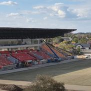 Stadionul din Alexandria, gata de inaugurare. FOTO: Facebook @adrianpitu