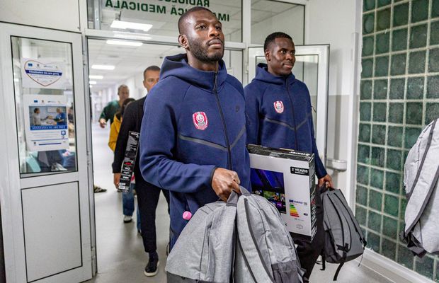 Momente speciale la Cluj » Jucătorii de la CFR au adus zâmbete și speranță copiilor de la Institutul Oncologic