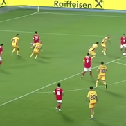 Sabitzer, gol în Austria - România 2-1, 07.06.2025 // foto: Antena 1