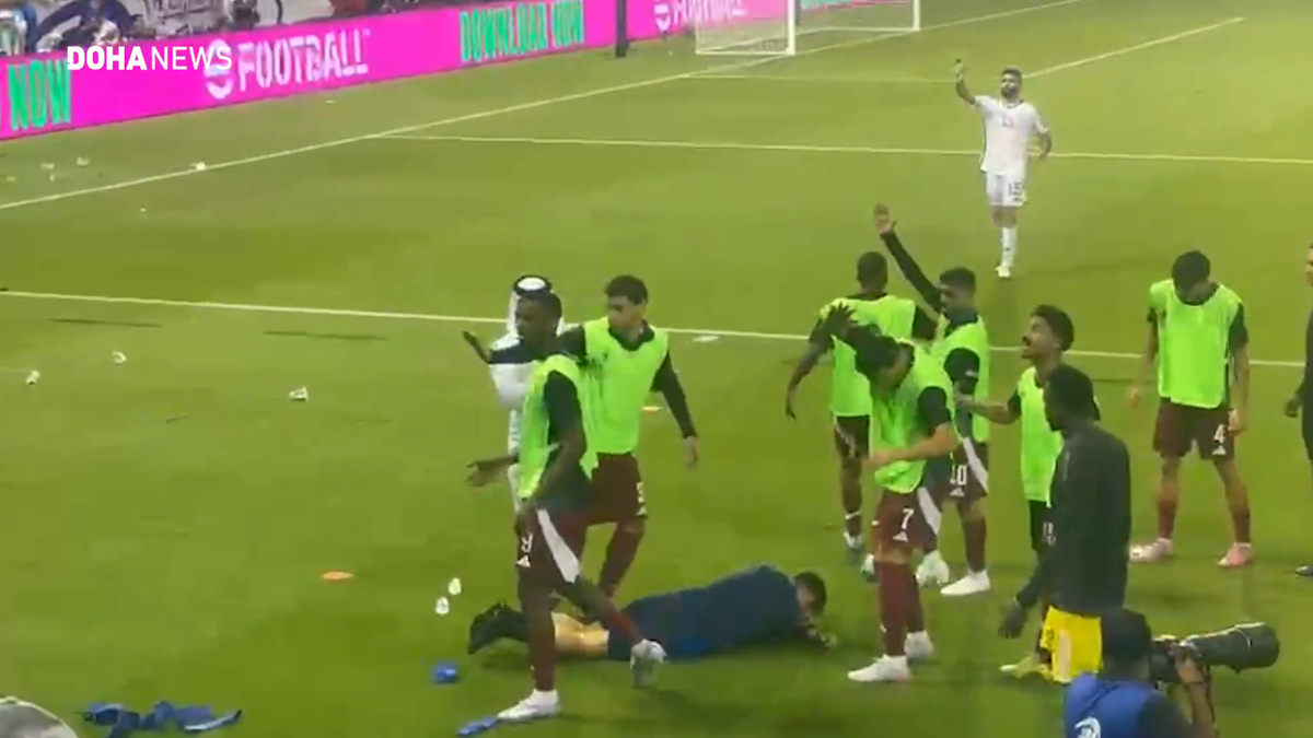 Incidente în timpul meciului Qatar - Emiratele Arabe Unite