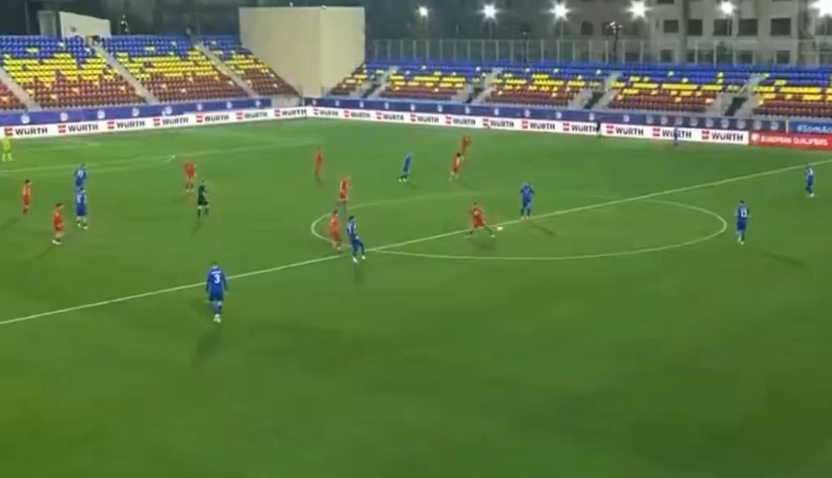 Cel mai frumos gol al serii în preliminariile din Europa! » Execuție superbă de la mijlocul terenului