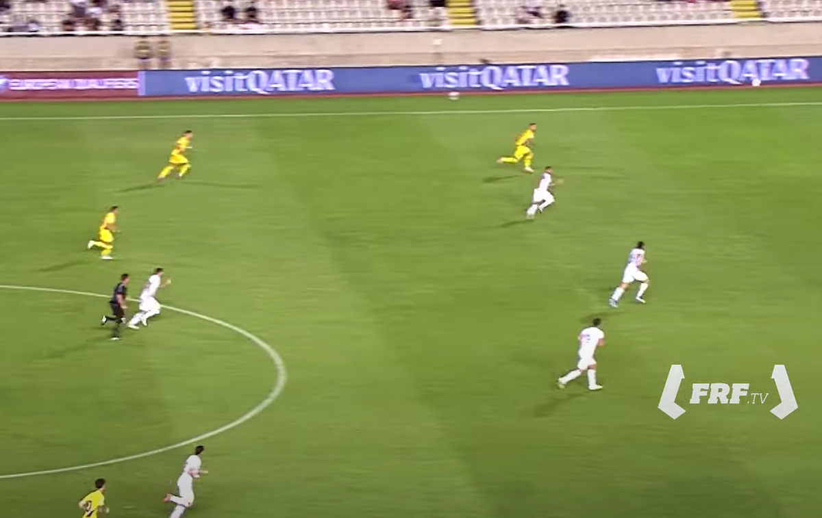 Denis Drăguș, gol în Cipru - România 2-2, din pasa decisivă a lui Răzvan Marin