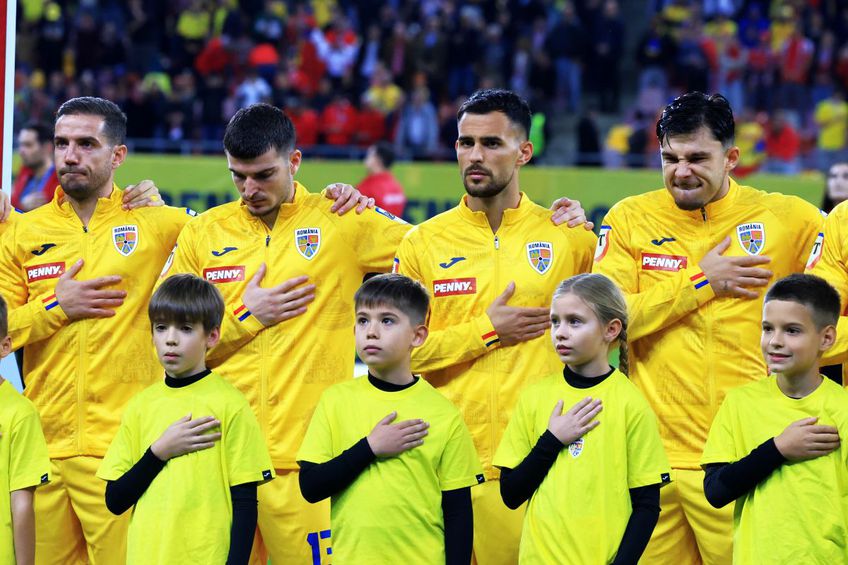 Alexandru Chipciu, primul din stânga, a bifat meciul #49 în tricoul primei reprezentative / FOTO: Gazeta Sporturilor