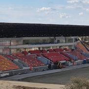 Stadionul din Alexandria, gata de inaugurare. FOTO: Facebook @adrianpitu