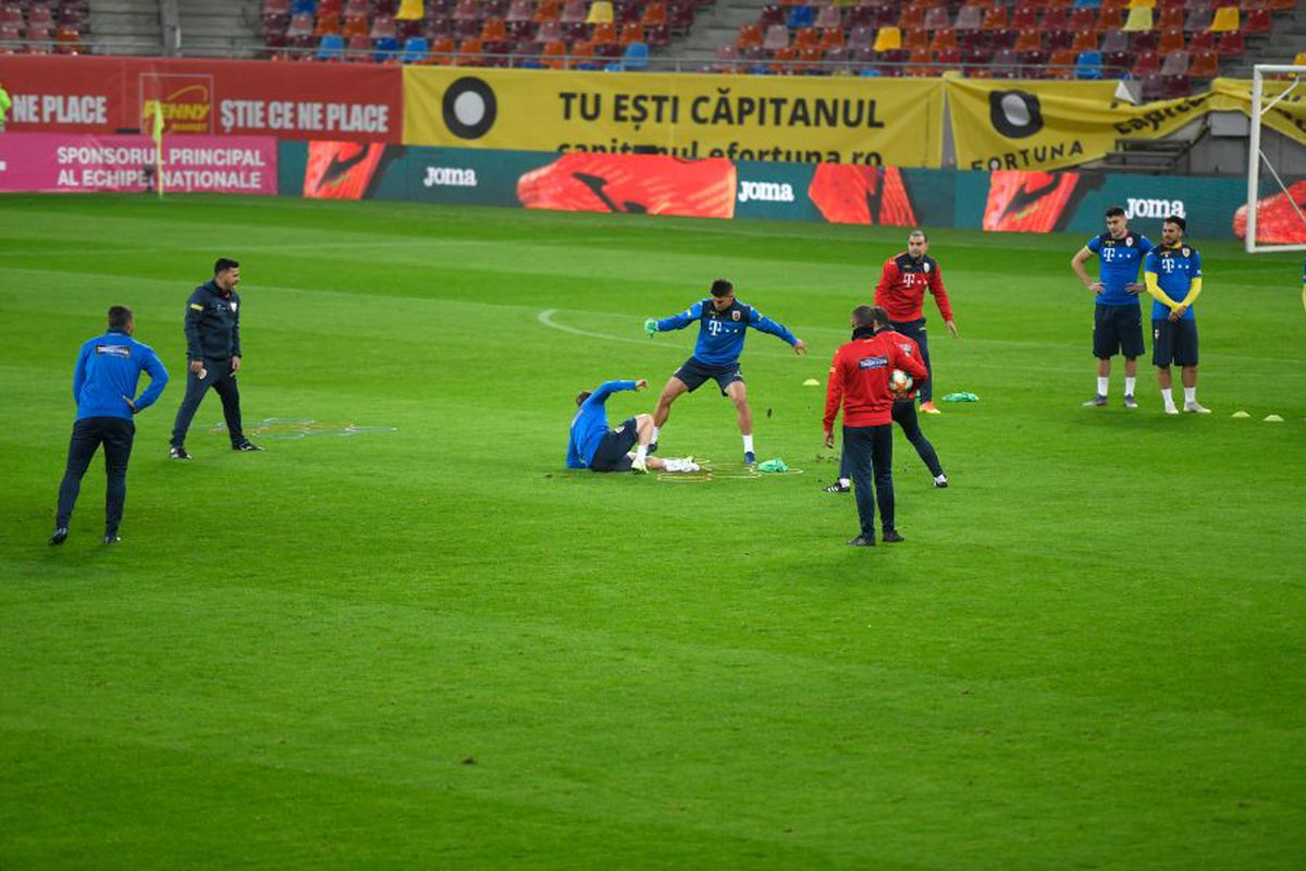 ROMÂNIA - SUEDIA // VIDEO+FOTO Cosmin Contra mai are o singură necunoscută: „Știu 98% din echipa de start”