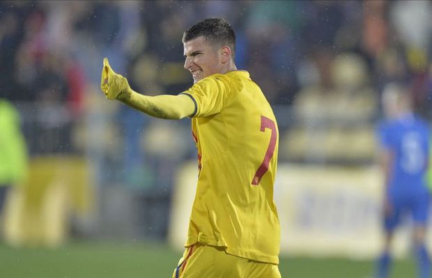 ROMÂNIA U21 - FINLANDA U21 // VIDEO Dezvăluire inedită despre Valentin Mihăilă la pauză: „Da, e idolul lui”