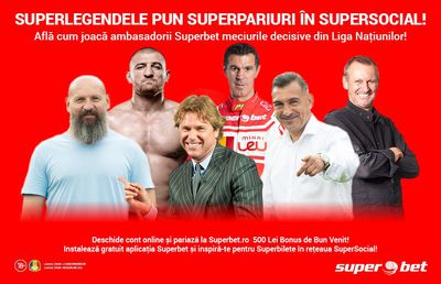 SuperEveniment! Află cum joacă ambasadorii Superbet meciurile cu Norvegia și Irlanda de Nord și pariază pe SuperSocial!