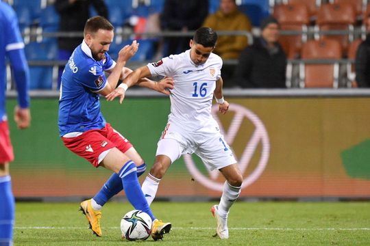 Enes Sali în Liechtenstein - România 0-2 // foto: Raed Krishan - GSP