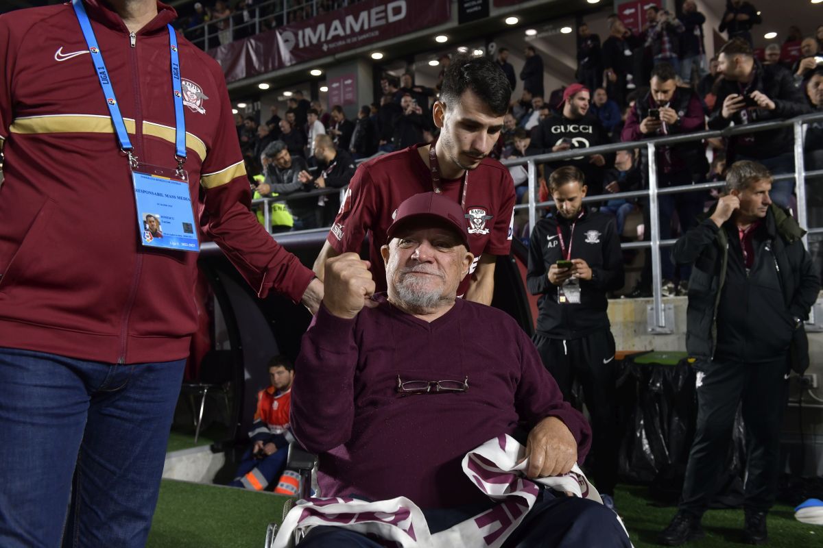 Ioan „Mache” Mihai, primul șef de galerie al Rapid