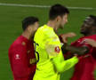 Îmbrânceli între colegi în partida FC Botoșani - Hermannstadt