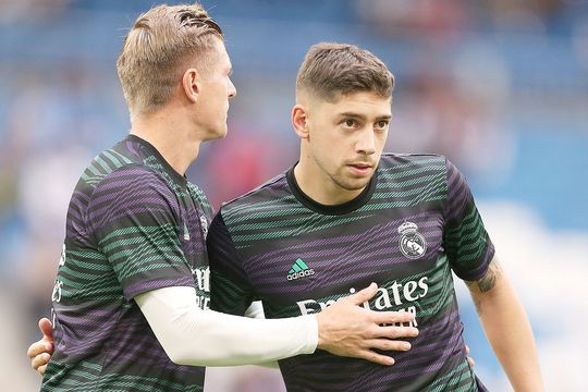 Fede Valverde, alături de Toni Kroos // foto: Guliver/gettyimages