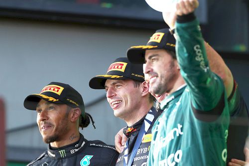 De la stânga la dreapta: Lewis Hamilton, Max Verstappen, Fernando Alonso // foto: Guliver/gettyimages