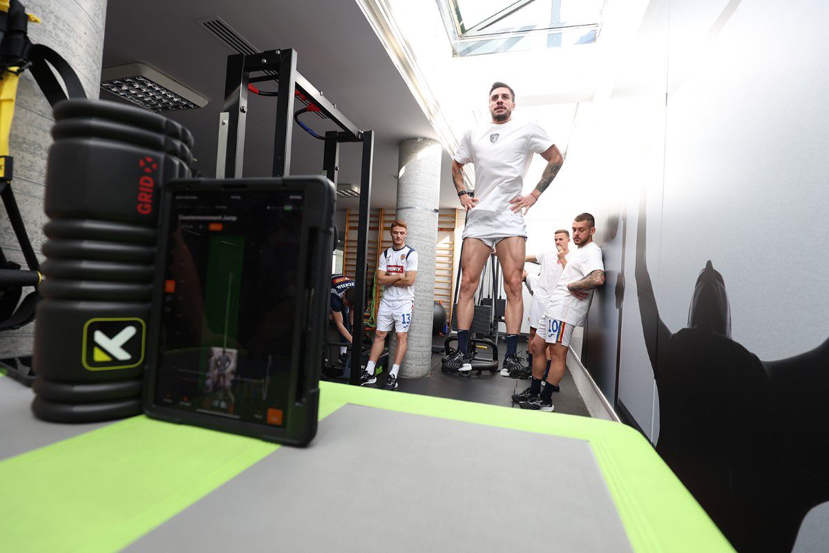 Test inedit în cantonamentul României