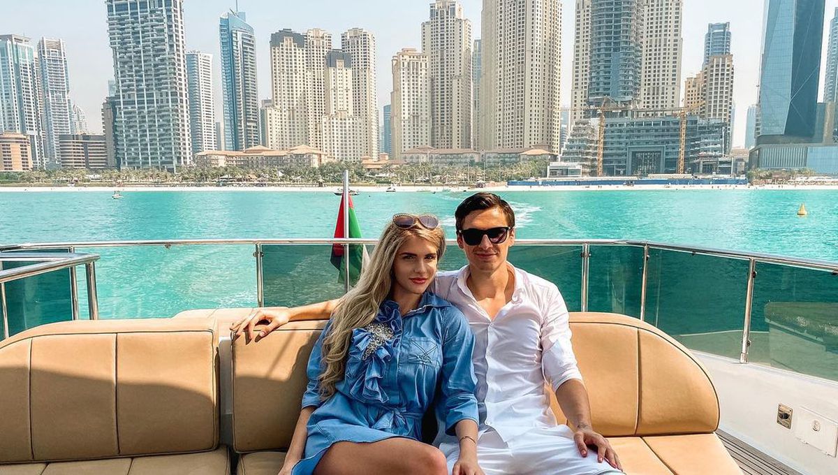 FOTO Logodnica lui Dorin Rotariu a făcut senzație la petrecerea clubului Astana » Floris Ariana a apărut în cea mai scurtă și mulată rochie