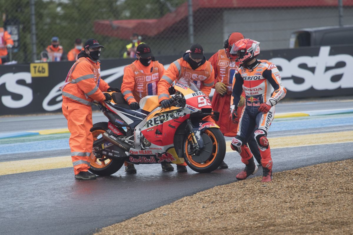 Marc Marquez, număr neverosimil de căzături într-un sezon de coșmar: „Trebuia să dobor un record în acest an”