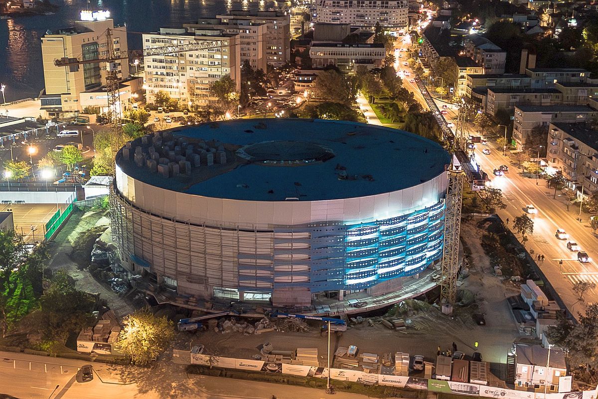 Un nou OZN în România, aproape de finalizare! Imagini impresionante cu arena de 25 de milioane de euro