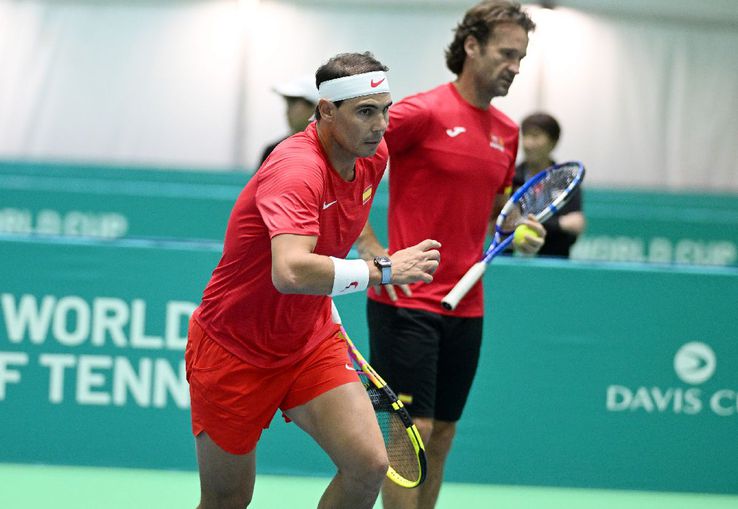 Rafael Nadal a ajuns la Malaga pentru ultimul turneu al carierei / Sursă foto: @Davis Cup