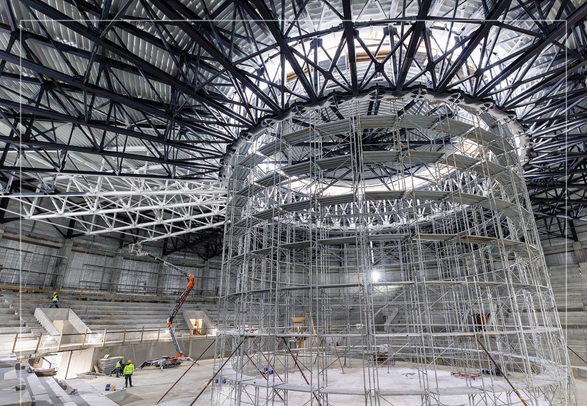 Arena-OZN din România prinde contur! Imagini spectaculoase cu obiectivul de 25 de milioane de euro