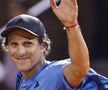 Diego Forlan la primul meci de tenis profesionist