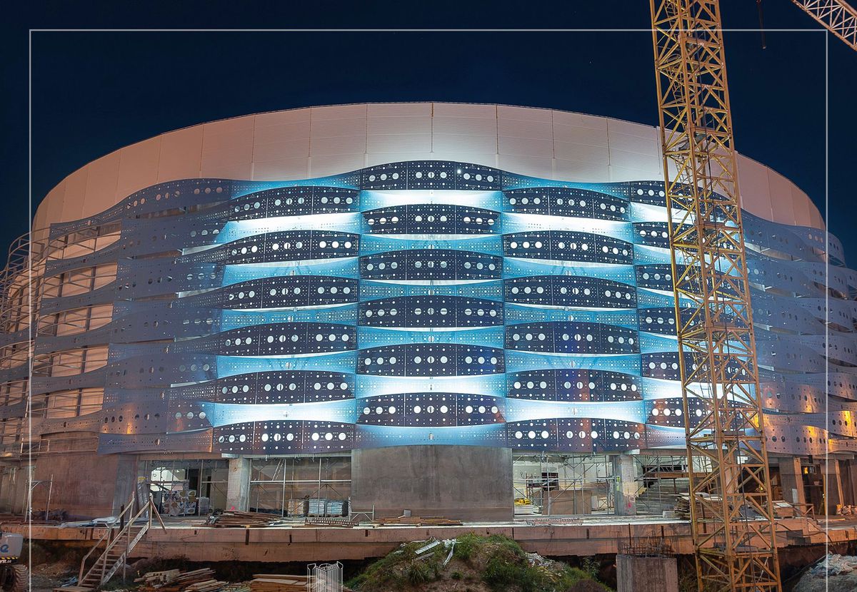 Arena-OZN din România prinde contur! Imagini spectaculoase cu obiectivul de 25 de milioane de euro