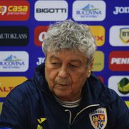 Mircea Lucescu și Ionuț Radu la conferința premergătoare meciului Bosnia - România / FOTO: Ionuț Iordache (GSP.ro)