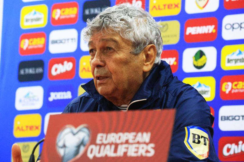 Mircea Lucescu și Ionuț Radu la conferința premergătoare meciului Bosnia - România / FOTO: Ionuț Iordache (GSP.ro)