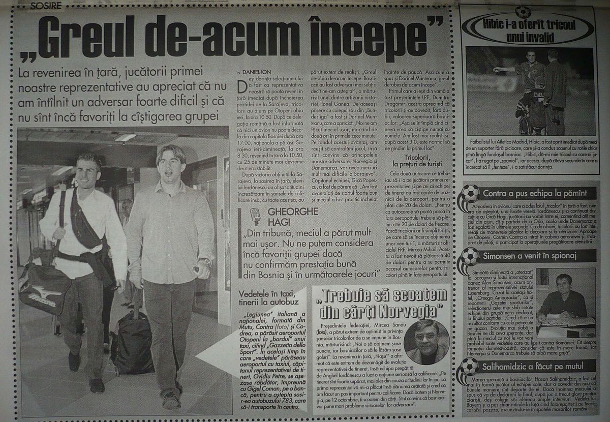 Ce simplu era atunci! Cristi Chivu, marcator ultima oară când România a învins în Bosnia: memorabil cu cine au terminat „tricolorii” meciul în poartă