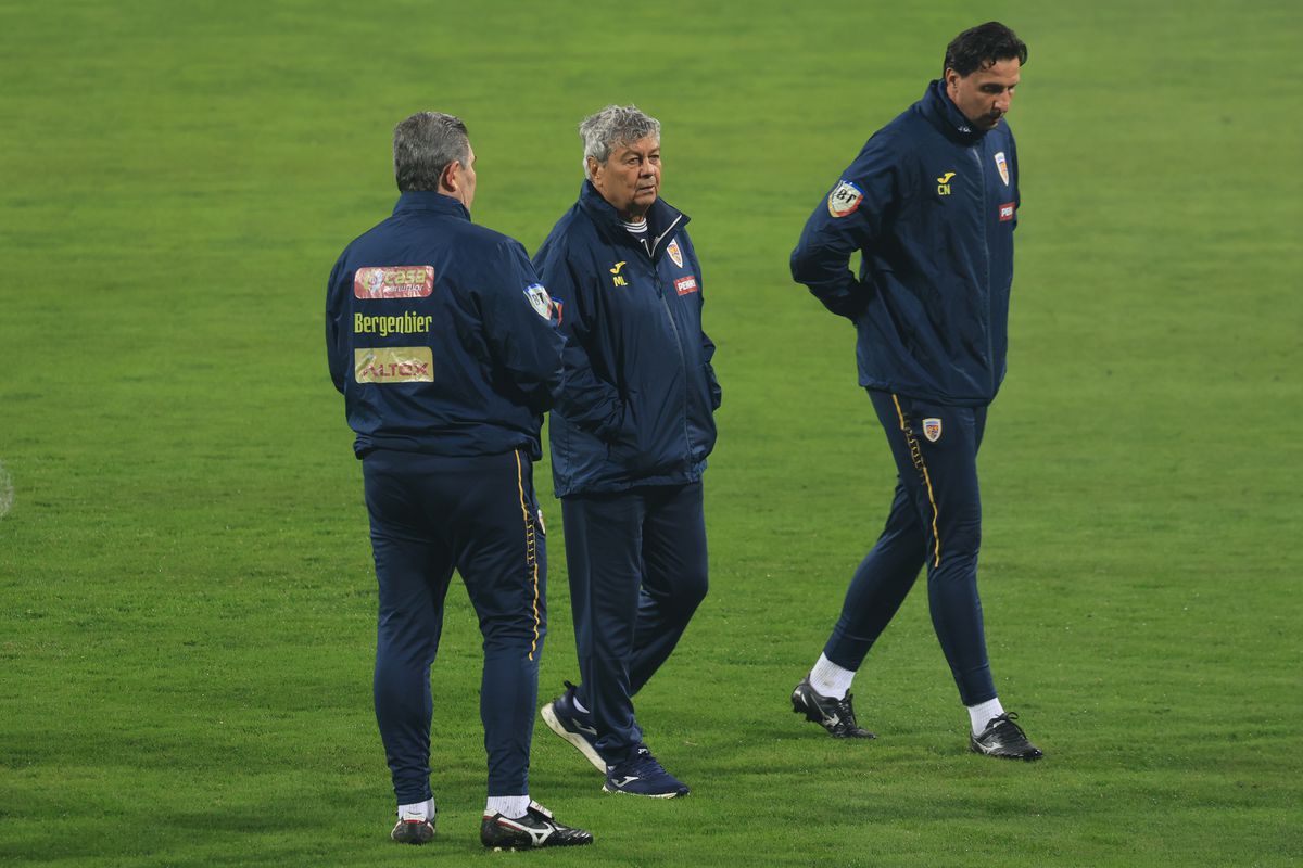 3 detalii de la antrenamentul României » Gestul lui Mircea Lucescu înainte de startul ședinței + cel mai curajos „tricolor”