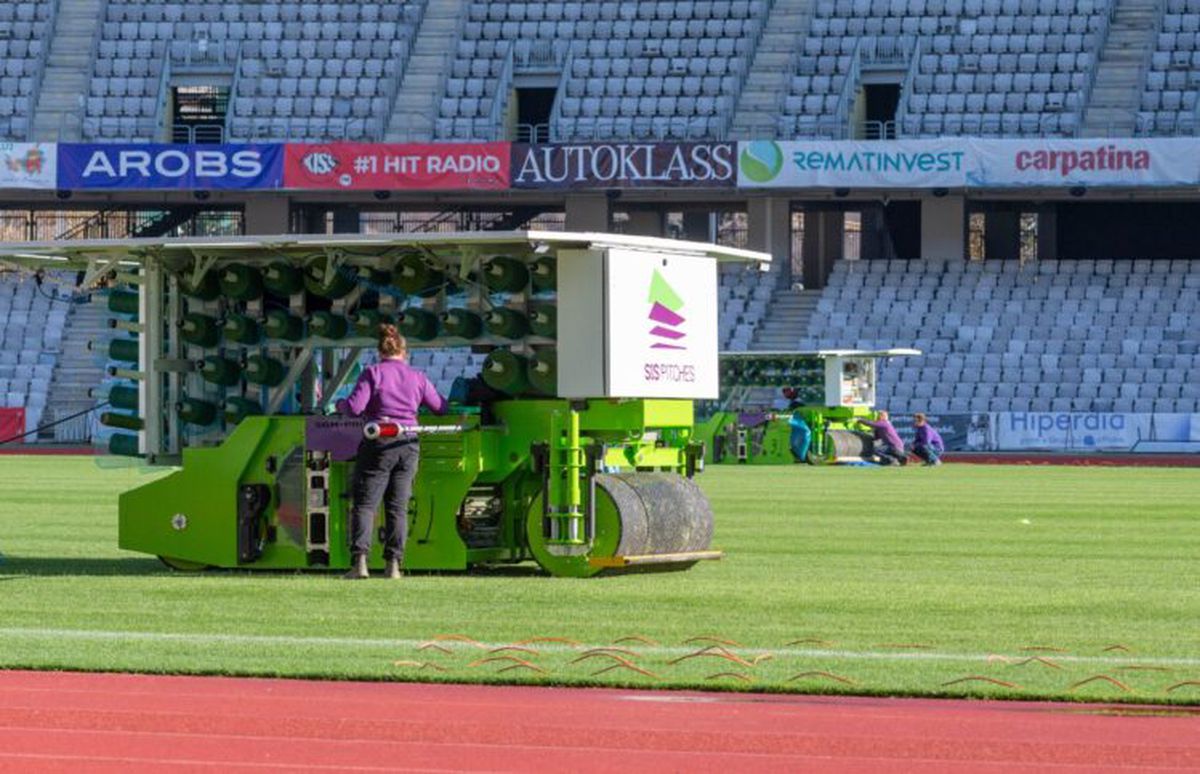 Se montează un nou gazon pe Cluj Arena » Când va fi inaugurat