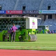 Noul gazon de pe Cluj Arena / sursă foto: CJ Cluj