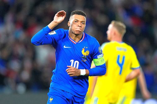 Kylian Mbappe, cel mai tânăr jucător din istorie care marchează 400 de goluri în carieră/ foto: Guliver/GettyImages