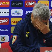 Mircea Lucescu și Ionuț Radu la conferința premergătoare meciului Bosnia - România / FOTO: Ionuț Iordache (GSP.ro)