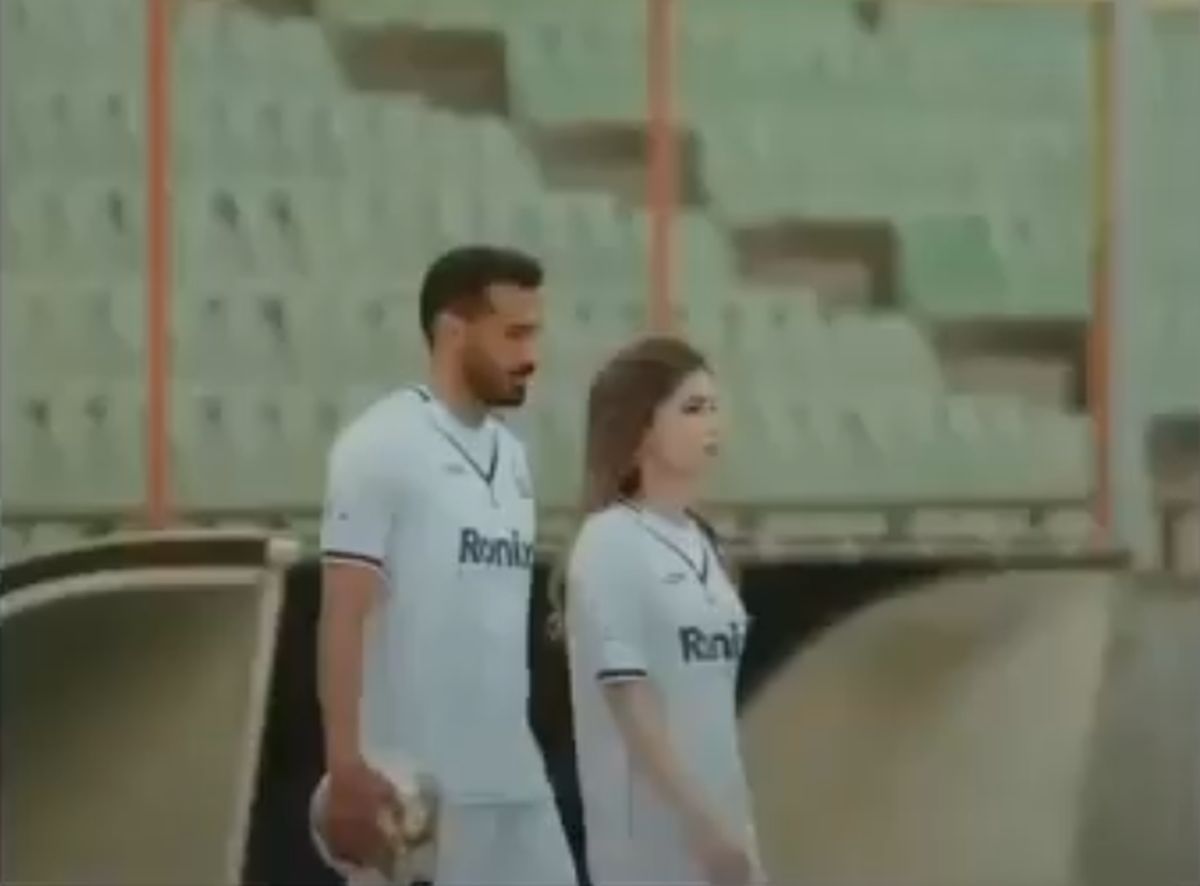 Saeed Karimi și soția lui