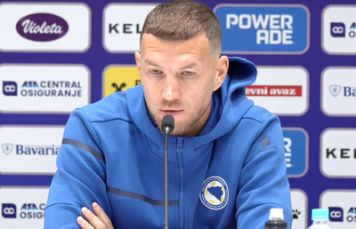 Edin Dzeko, contondent înainte de Bosnia - România: „Ați spus că ați fost mai buni, dar rezultatul e tot ce contează”