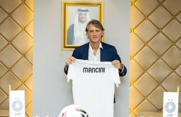 Al-Sadd și-a anunțat noul antrenor » Cât câștigă Roberto Mancini în acest sezon și salariul până în 2028