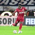 Kurt Zouma (31 de ani), fundașul central de la CFR Cluj, și-a amintit cu plăcere de faptul că a fost coleg cu fostul internațional român Bănel Nicoliță (40) în perioada în care a jucat pentru Saint Etienne. // foto: Imago Images