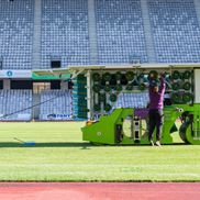 Noul gazon de pe Cluj Arena / sursă foto: CJ Cluj