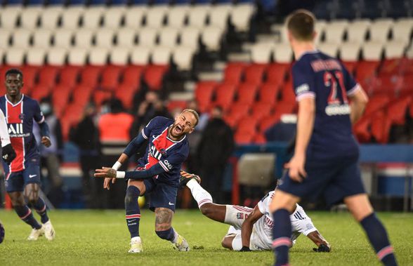 PSG - Lyon 0-1 » Neymar ar putea avea ruptură de ligamente! Tatăl protestează: „Până când victima va fi cea vinovată?”