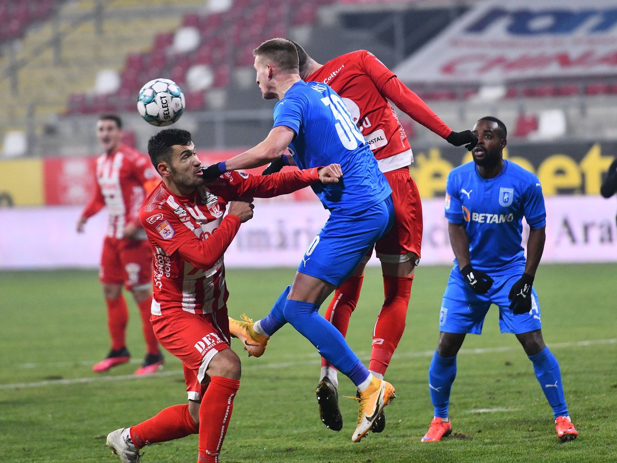 UTA - CRAIOVA 1-2 » Oltenii, din nou pe prima poziție a Ligii 1! Urmează duelul cu FCSB