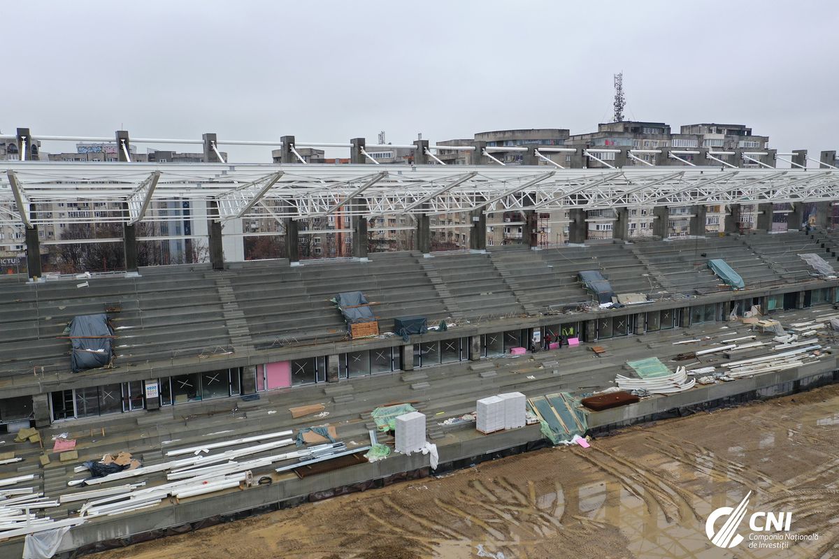 Imagini de la stadionul Giulești - CNI - 14.12.2020
