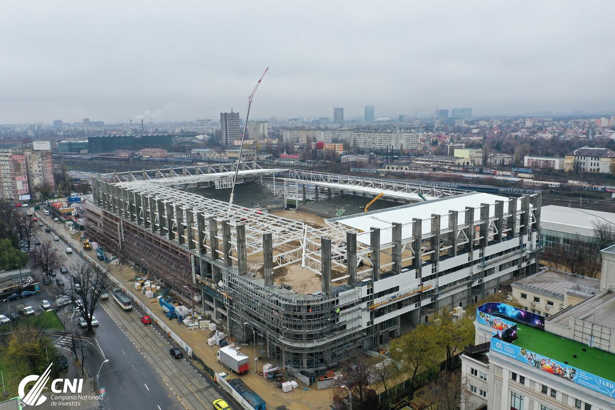 Imagini de la stadionul Giulești - CNI - 14.12.2020